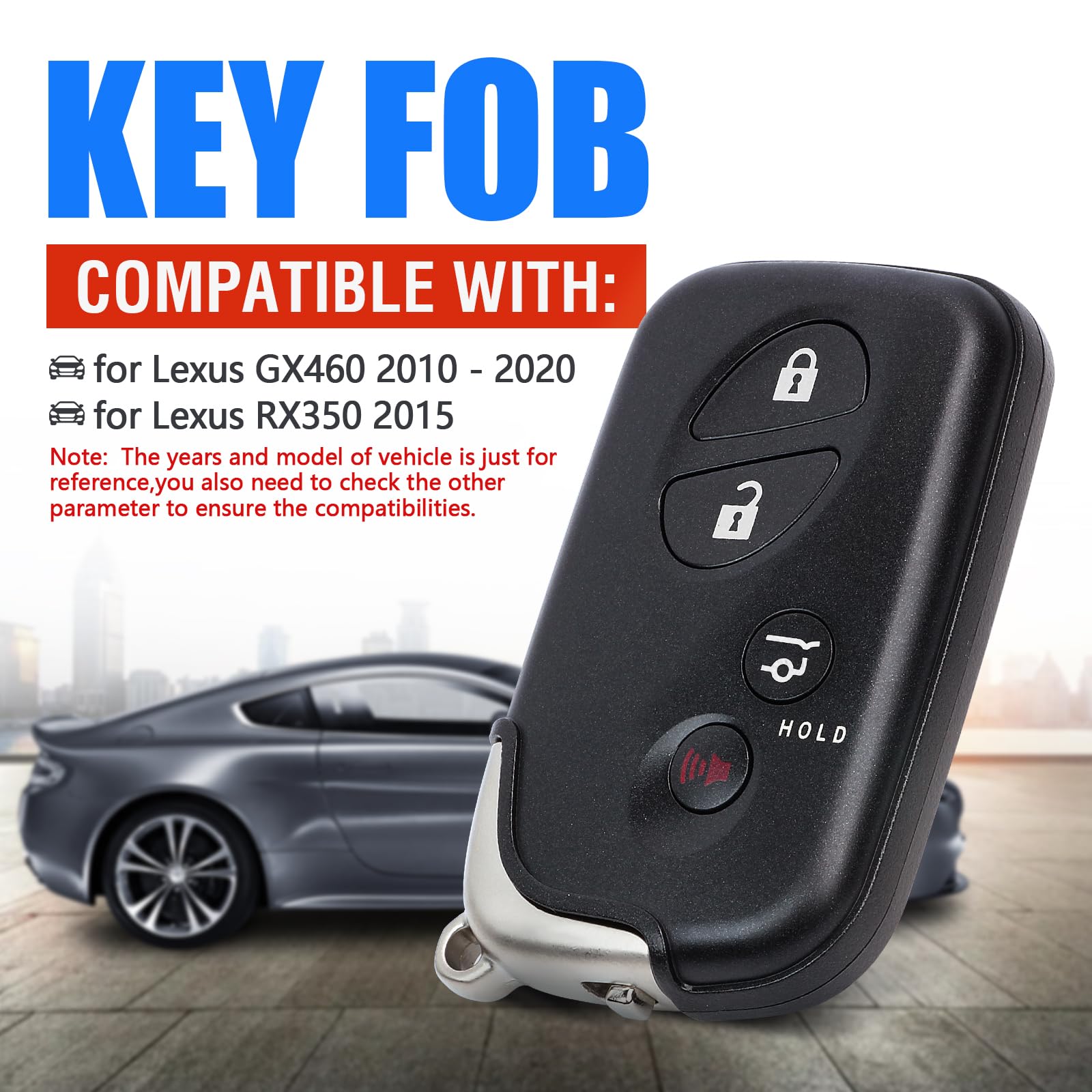 Amazon.com: Keymall Smart Key Fob Keyless Entry Remote Control